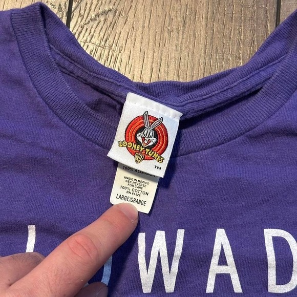 Vintage Tweety Bird T Shirt Colorado Women's Large‎ Purple 1997 - Picture 2 of 5